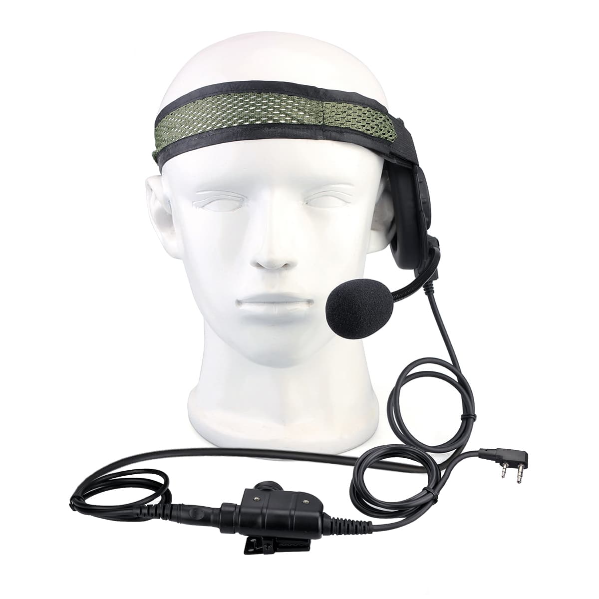 Headband Style Headset for Hard Hat