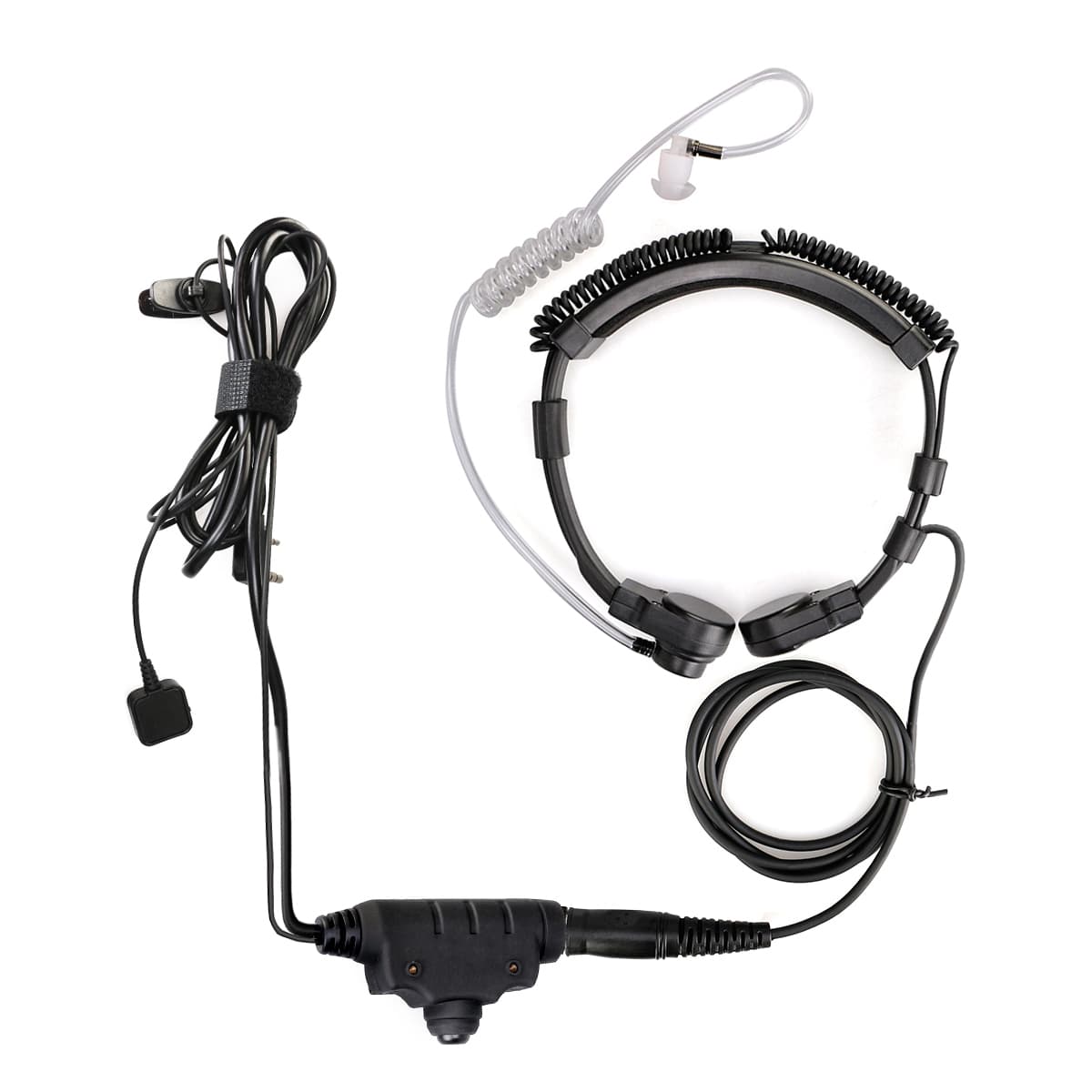 Retevis ETK006 Throat Microphone for Kenwood 2Pin Radio