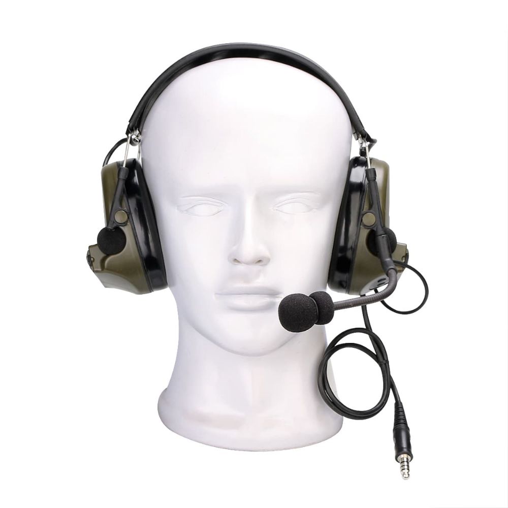 Tactical Electronic Headset NRR 28dB for Kenwood Baofeng