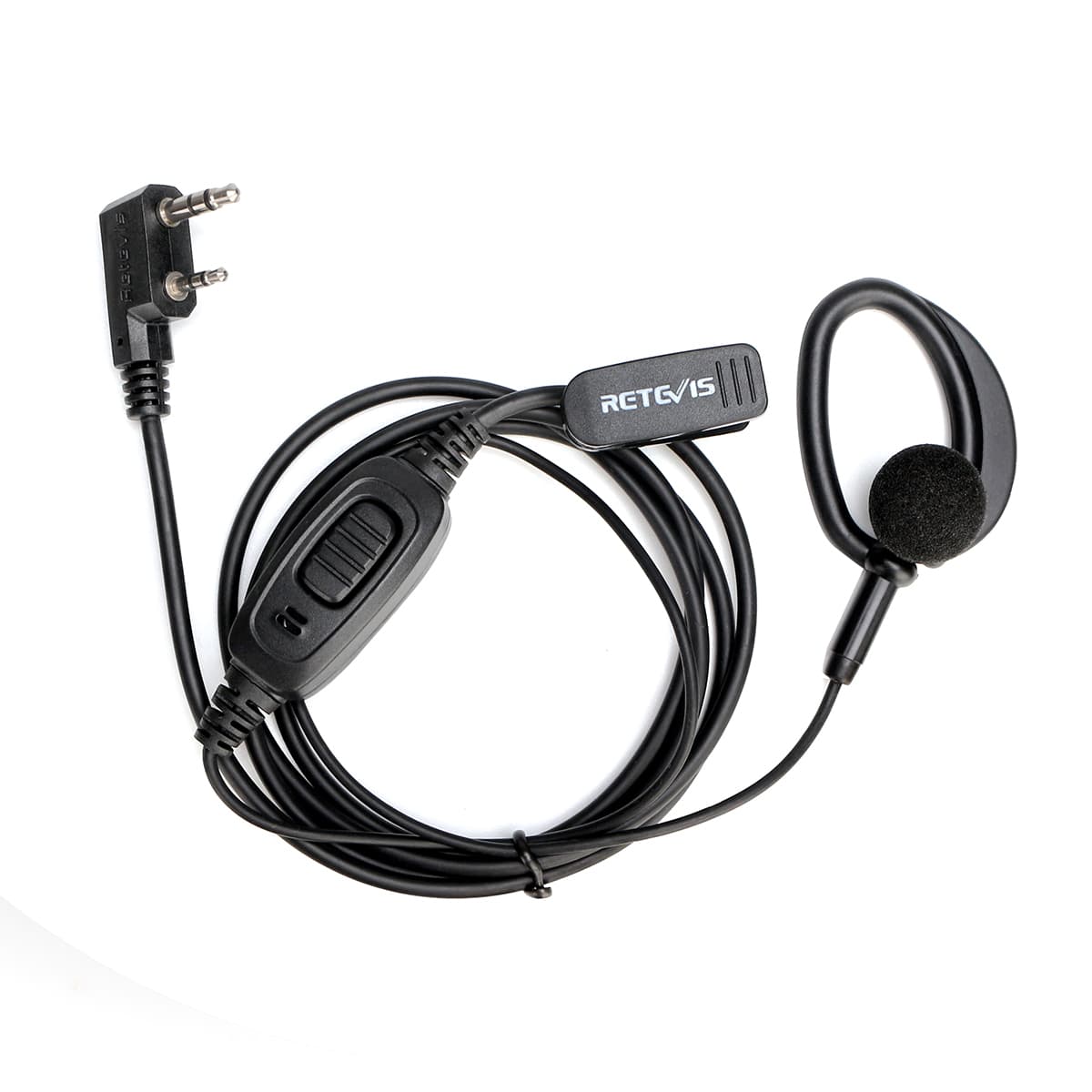 Retevis EEK008 D-Shape Earpiece for Retevis RT68/RT668