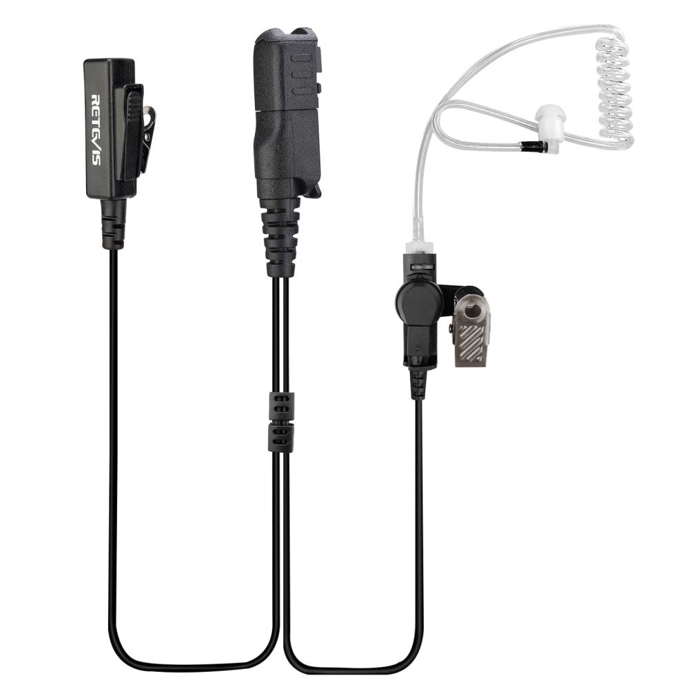 2-Wire Covert Acoustic Tube Earpiece for Motorola DP2400