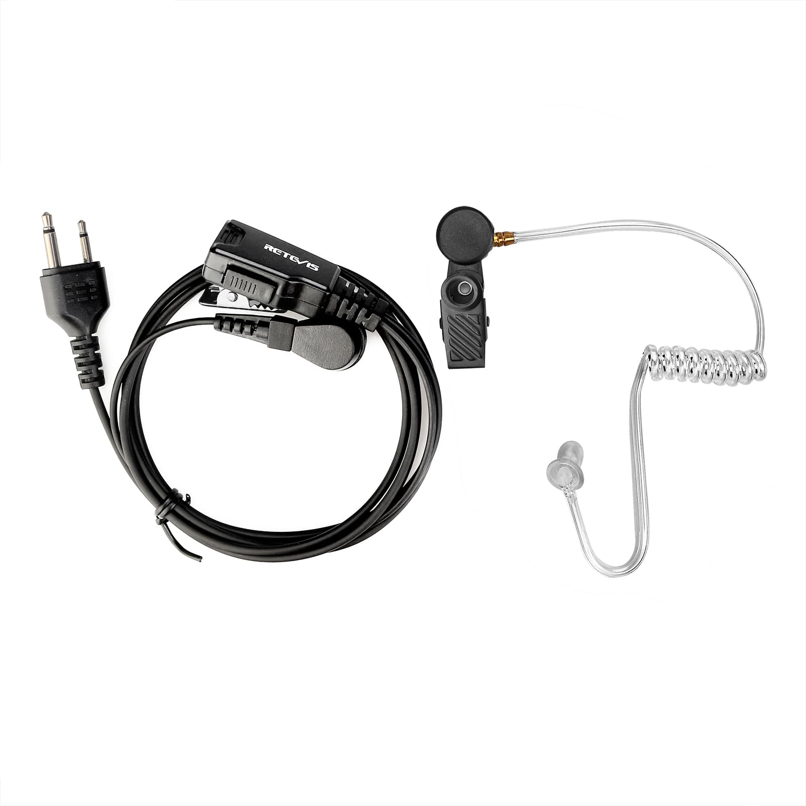 2Pin Covert Acoustic Tube Earpiece for ICOM 2-Way Radio