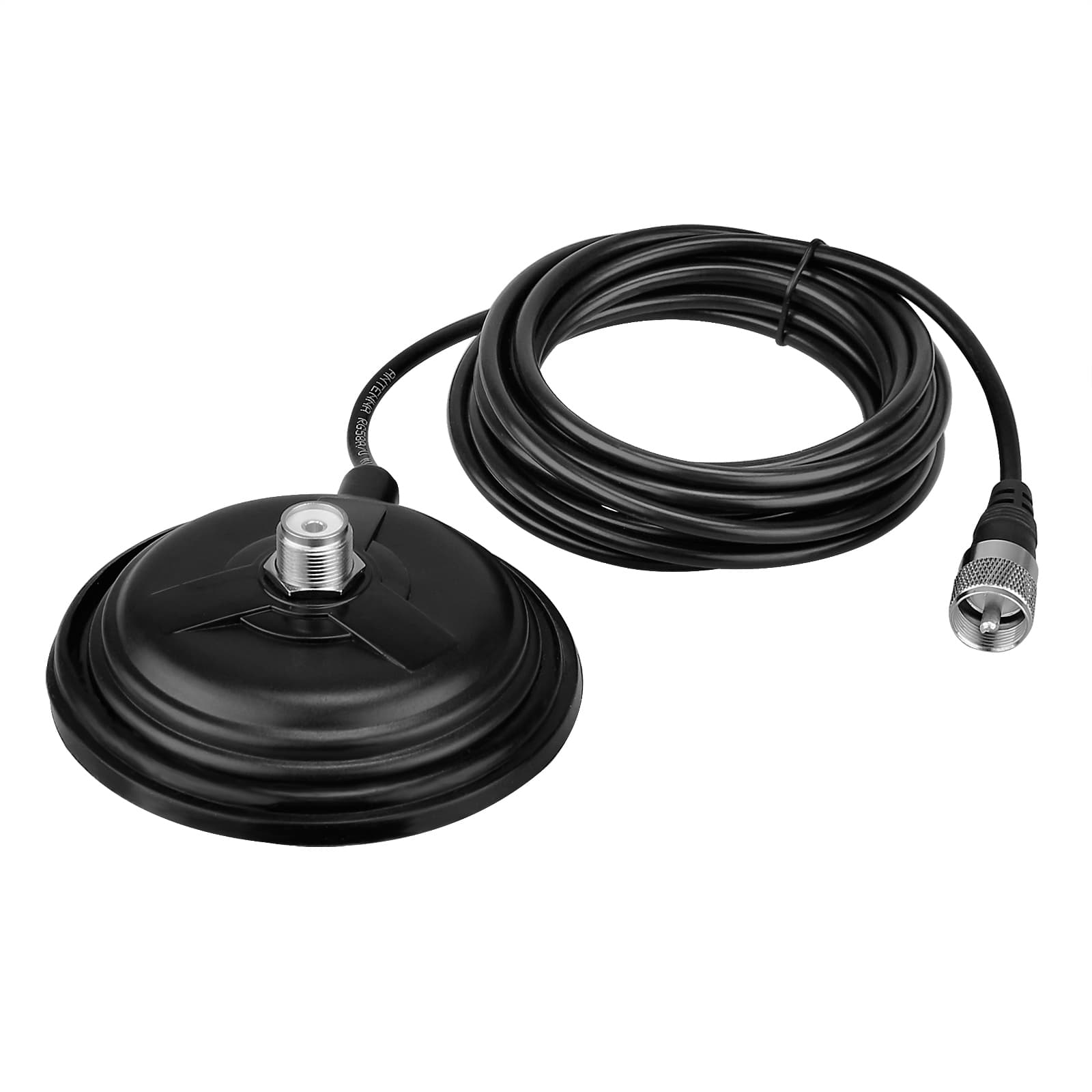 Magnetic Base with Coaxial Cable for Vehicle Antenna