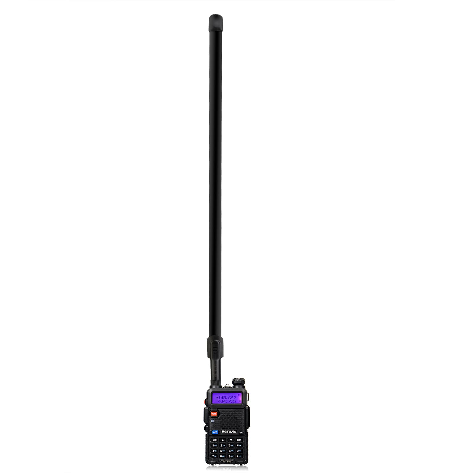 Retevis HA05 Black High Gain Rollable Antenna UHF/VHF SMA-F