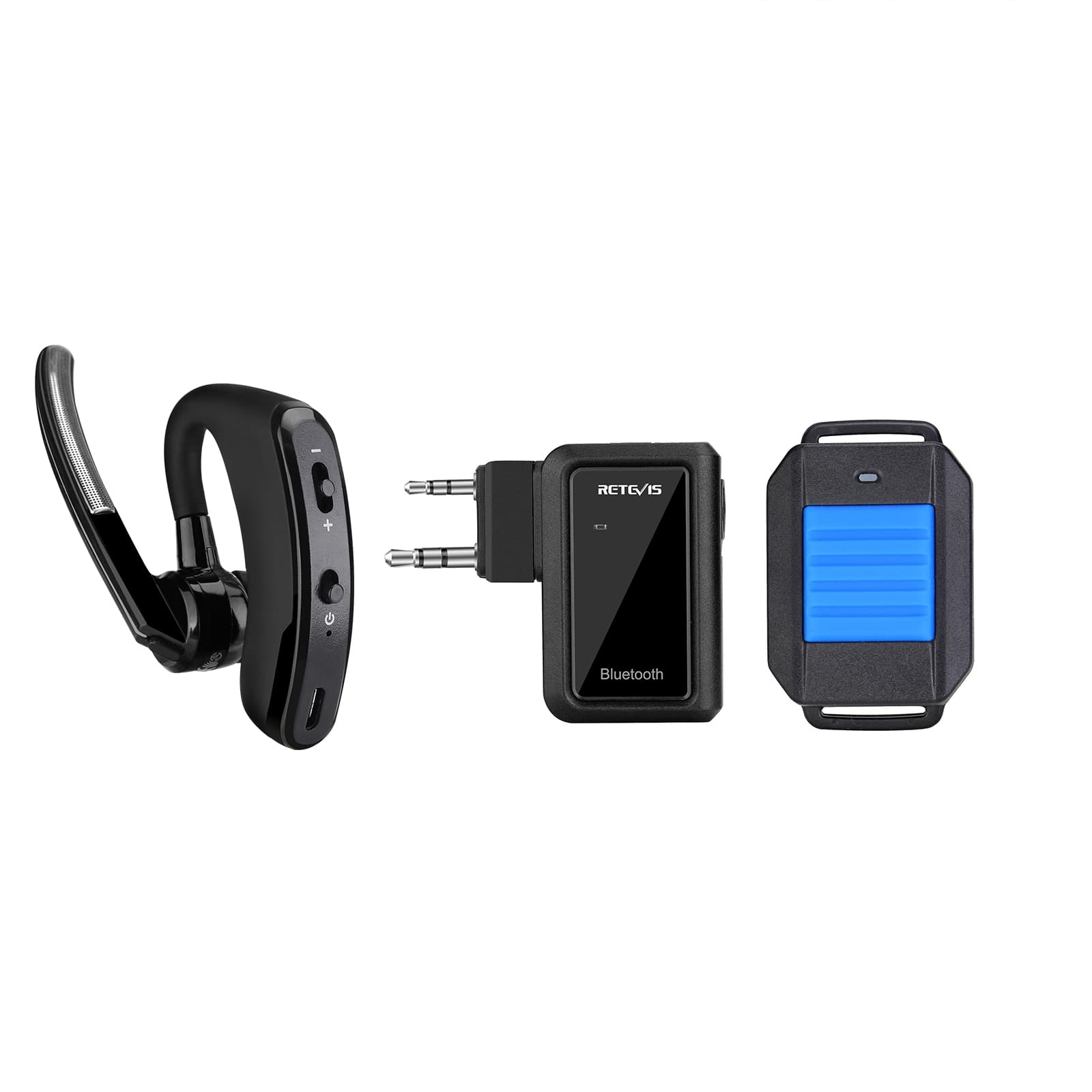 Retevis  2Pin Wireless Bluetooth Earpiece/Headset Finger PTT