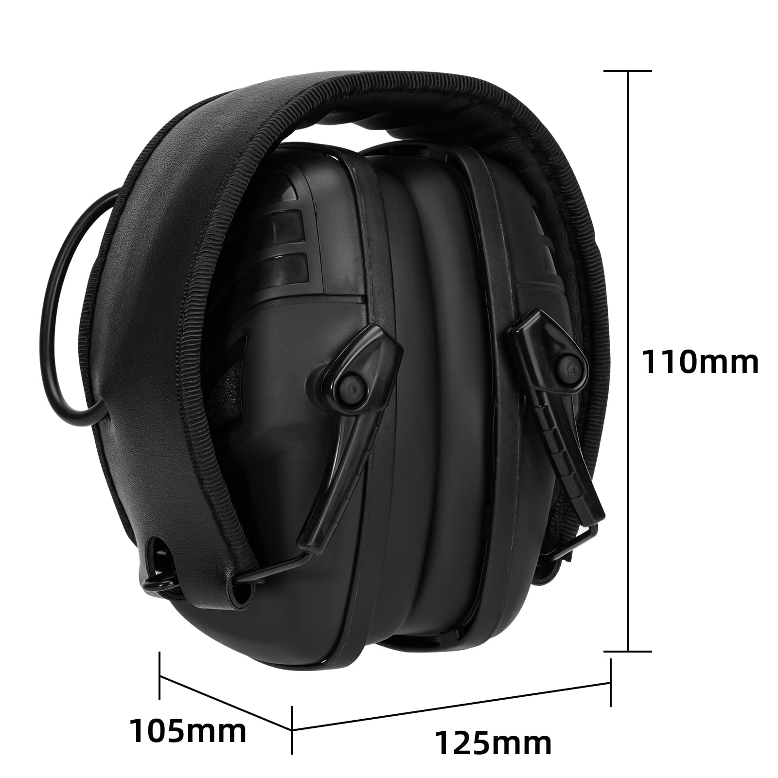 Retevis EHN003 Foldable Shooting Electronic Hearing Protection Earmuffs NRR 24dB