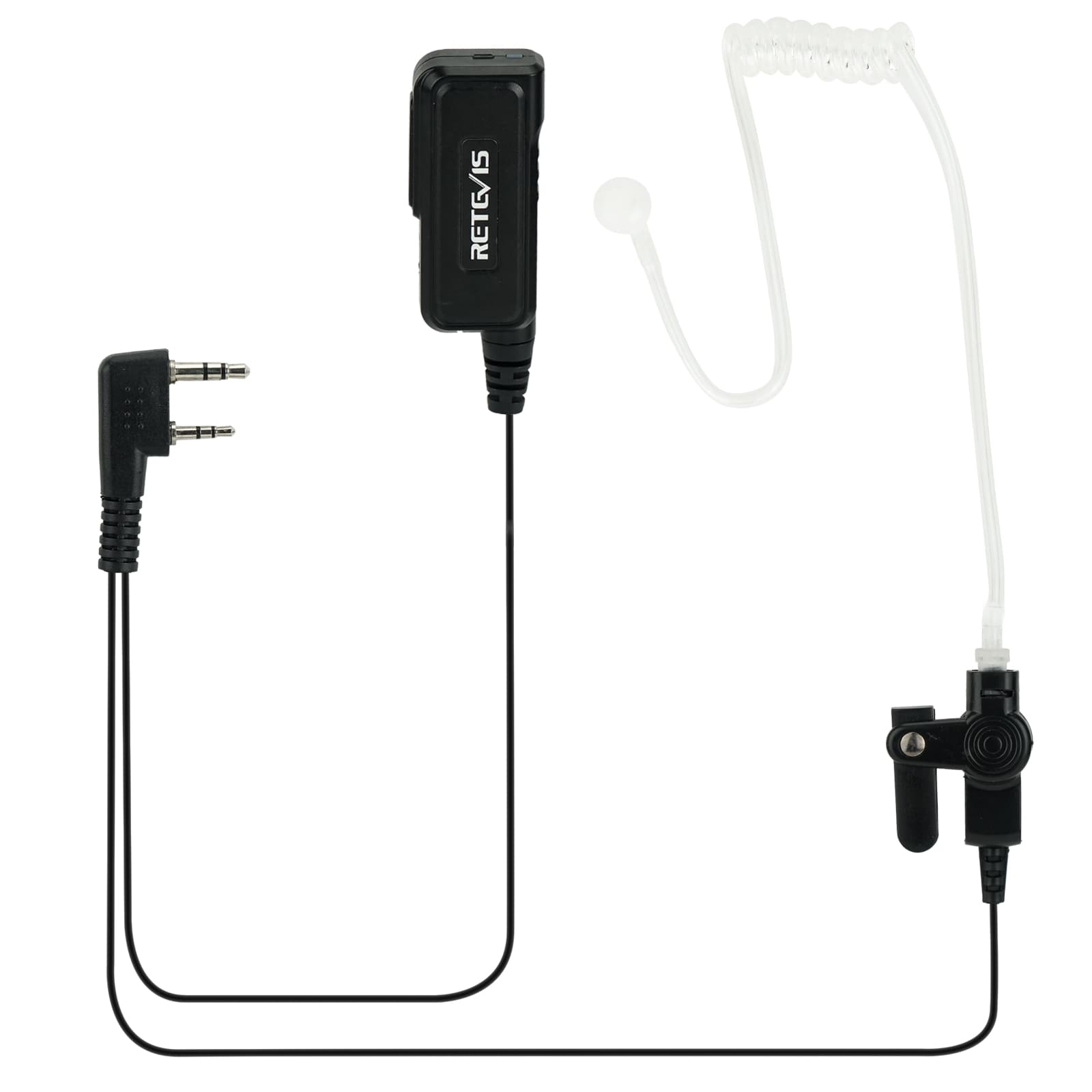 Retevis EEK014 Active Noise-Canceling Mic Earpiece Kenwood 2Pin