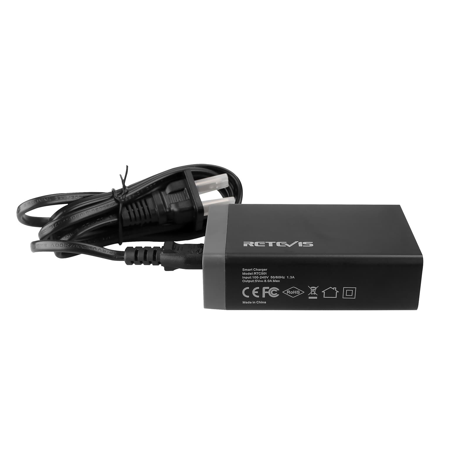 RTC501 Universal 5-Port USB Smart Wall Charger