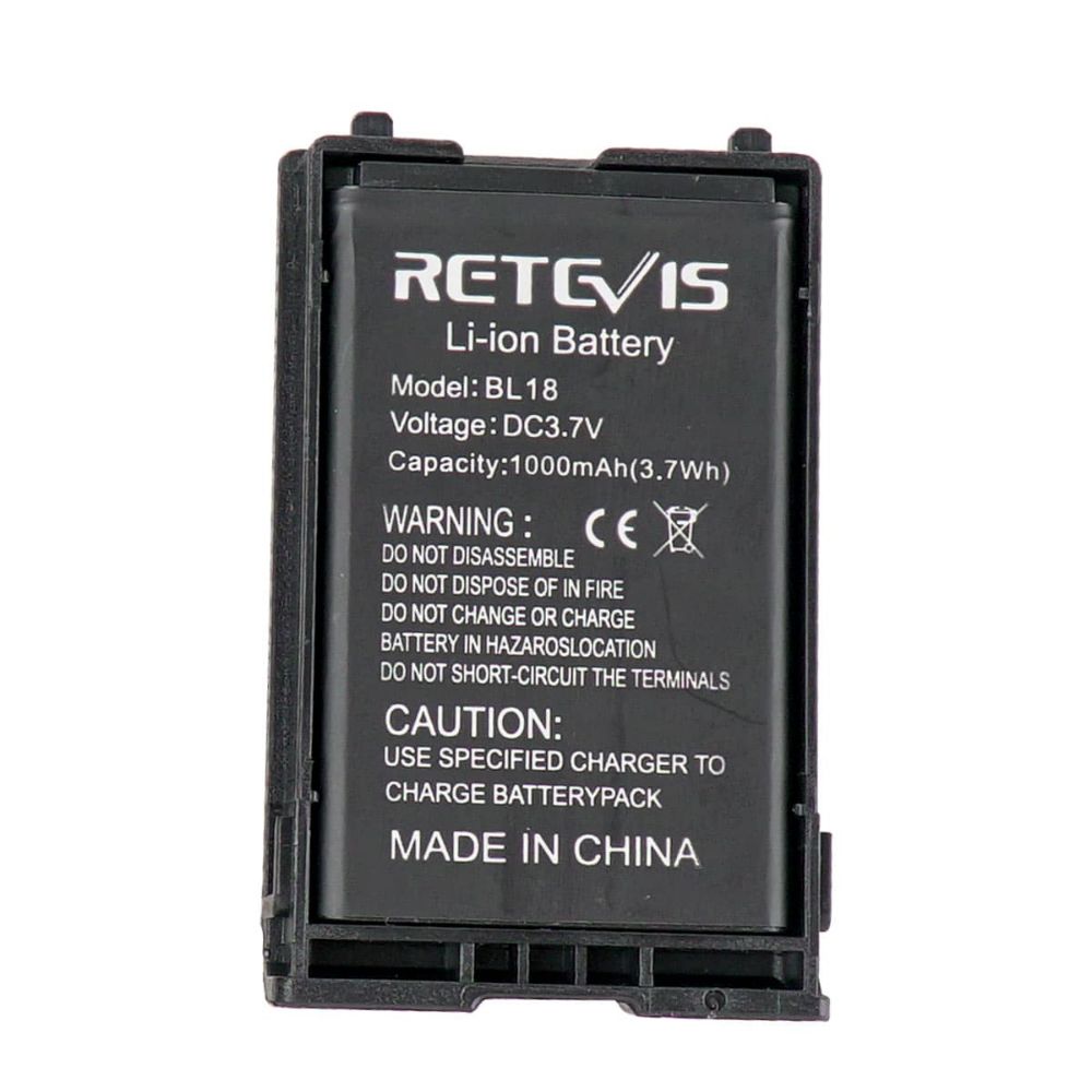 Original Rechargeable Li-ion Battery for Retevis RT18 RT618