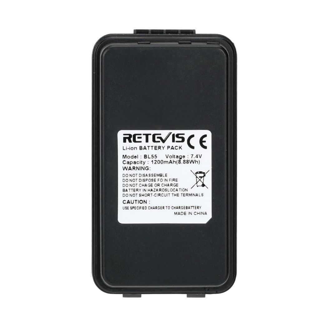 Original Rechargeable Li-ion Battery for Retevis RT55 Radio