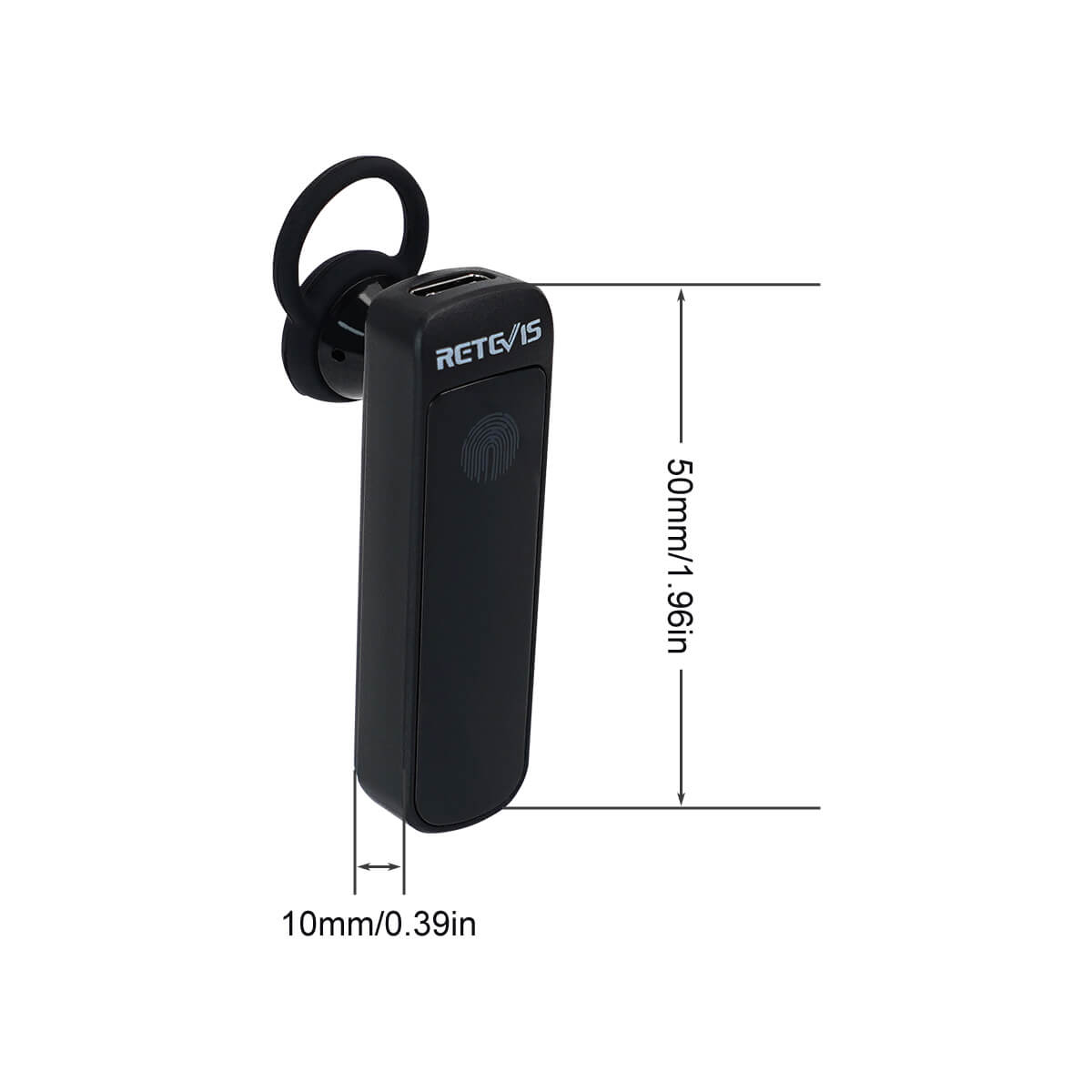 bluetooth two way radio earphone