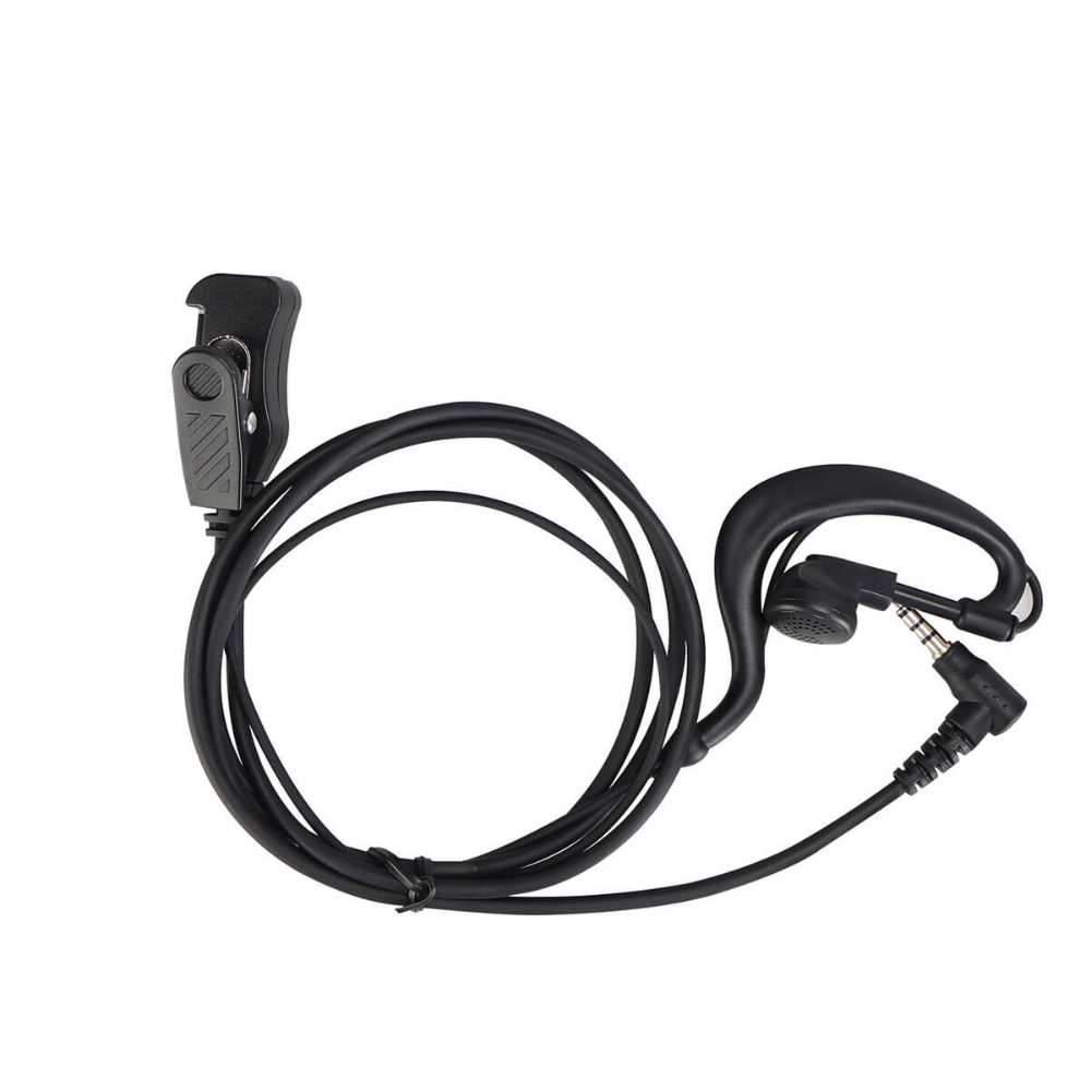 EEY002 1-pin side PTT earhook headphones for RT22P/RT622P