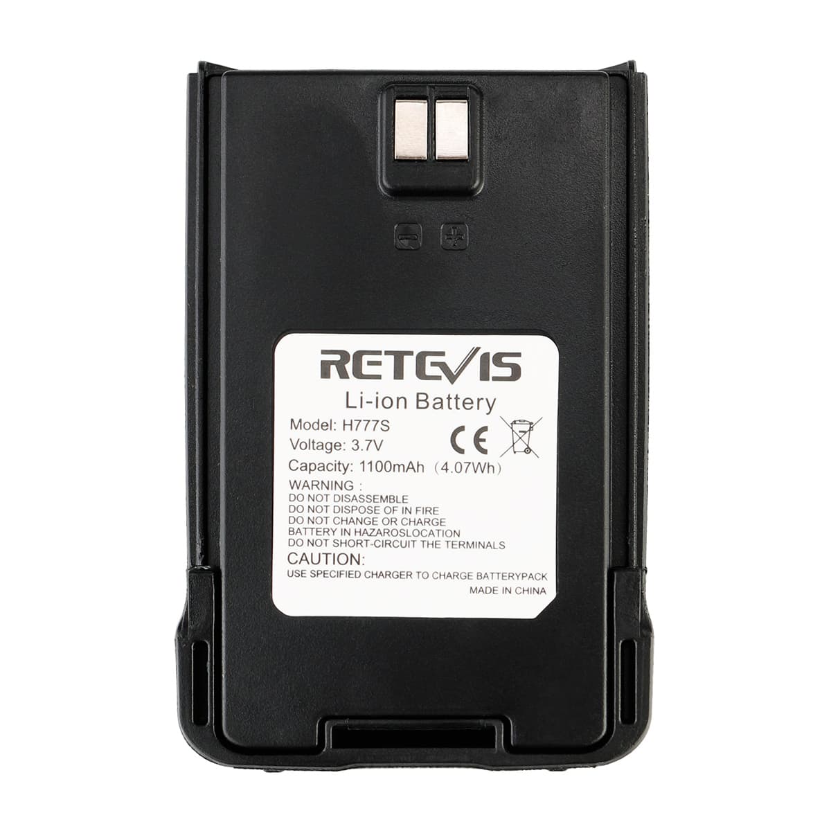 Original Li-ion Battery 1100mAh for Retevis RT24 Walkie Talkie