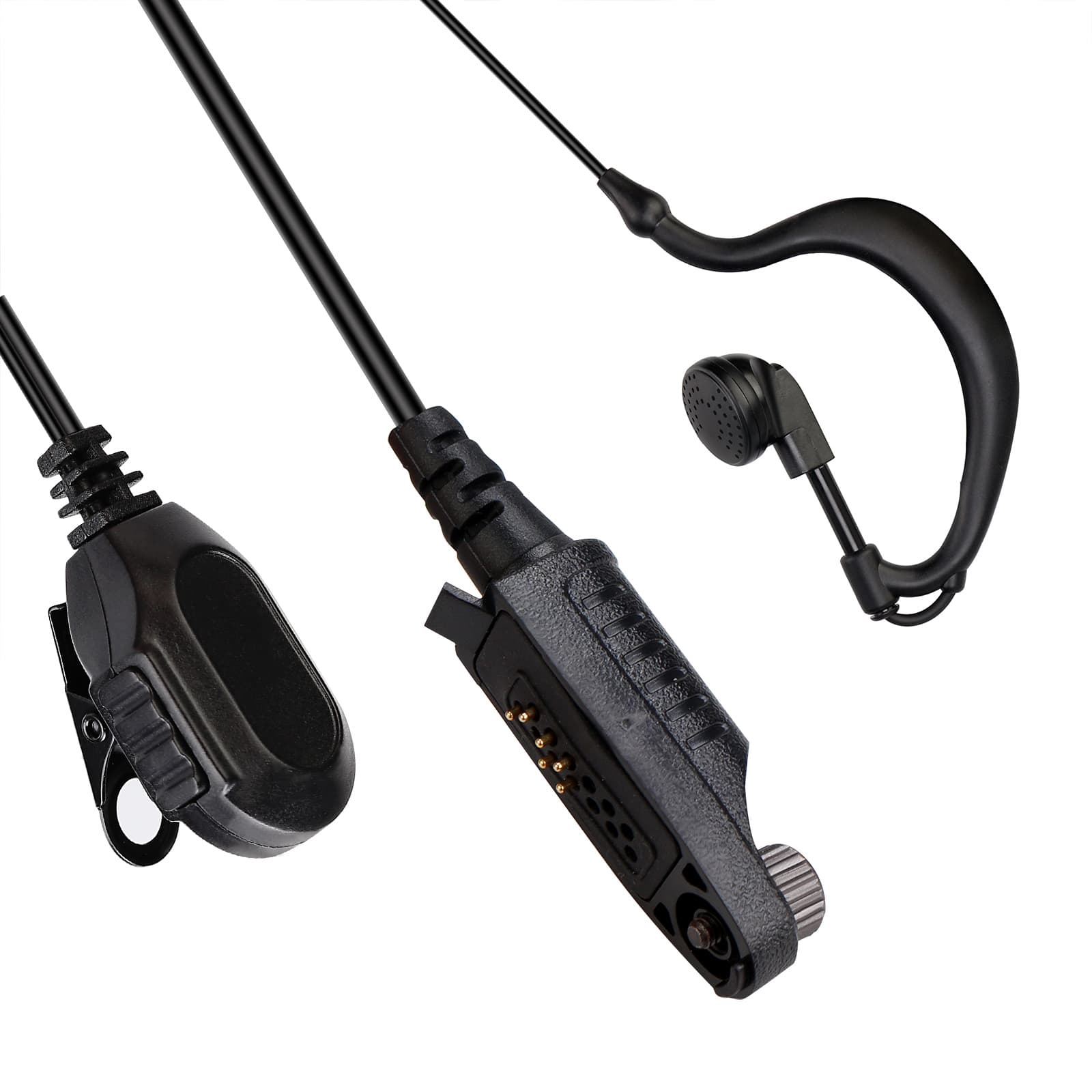 Original G-Shape Earpiece 1-Wire PTT Mic for Ailunce HD1