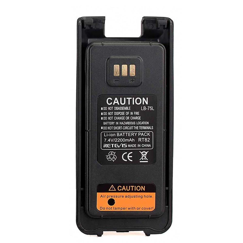 2200mAh Original Rechargeable Li-ion Battery for Retevis RT82