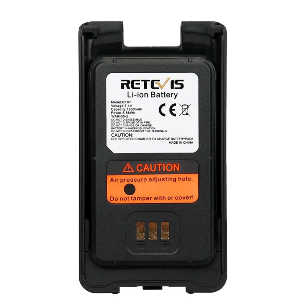 1200mAh Original Rechargeable Li-ion Battery for Retevis RT87