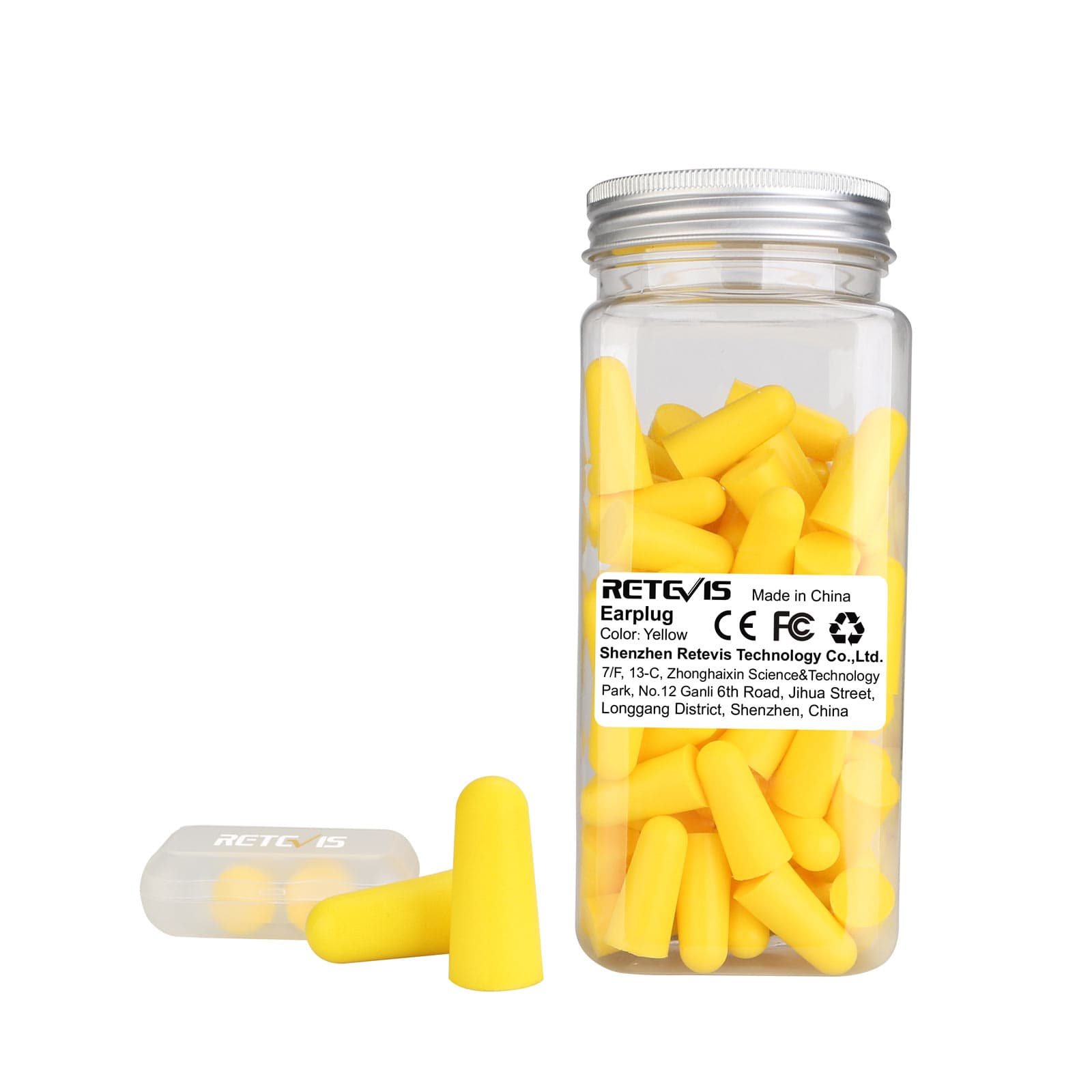 31dB Ultra Soft Foam Earplugs 60 Pairs with Carry Case