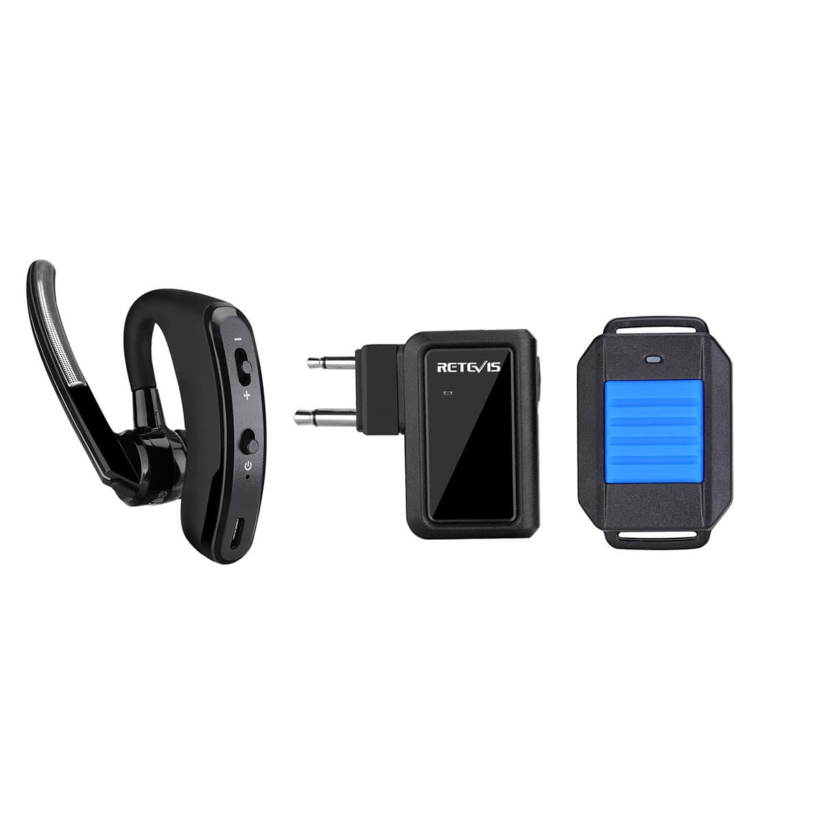 Wireless Bluetooth Earpiece/Headset Finger PTT for ICOM two-way radio