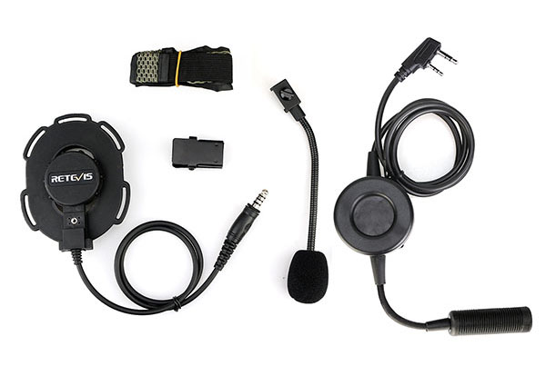 Retevis EH060K tactical Detachable headset