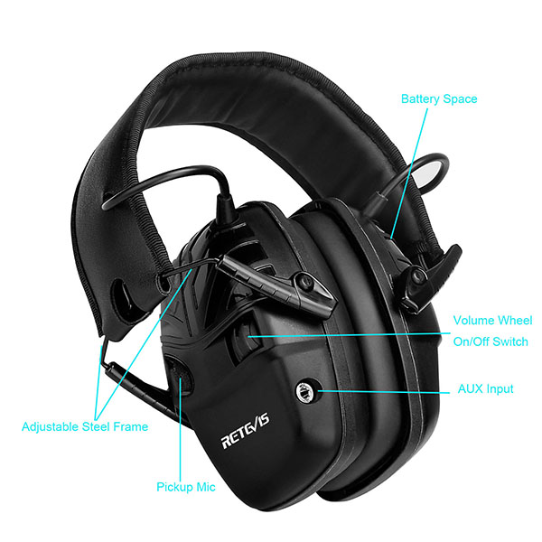 Retevis EHN003 New Shooting Electronic Earmuffs