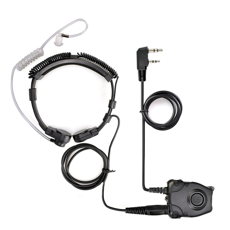 ETK006-K-U94 tactical throat mic