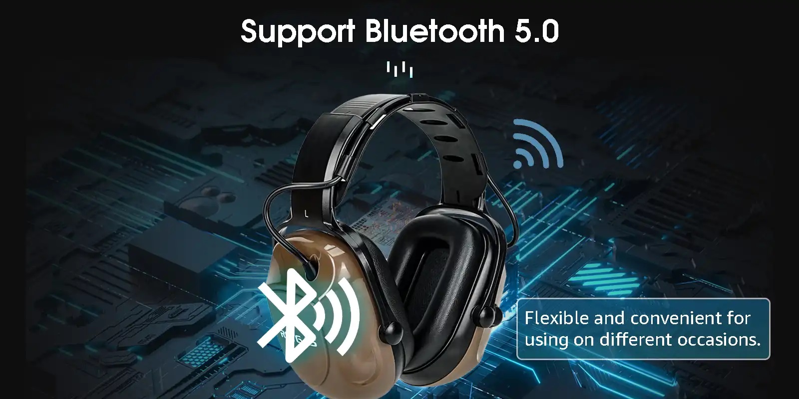 EHN007 Bluetooth Electronic Noise Reduction Earmuff
