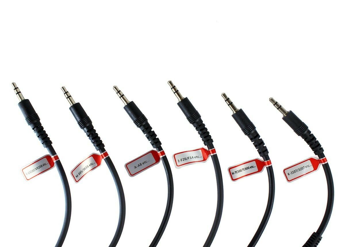 6-in-1 USB Programming Cable Adapters ICOM Yaesu Vertex