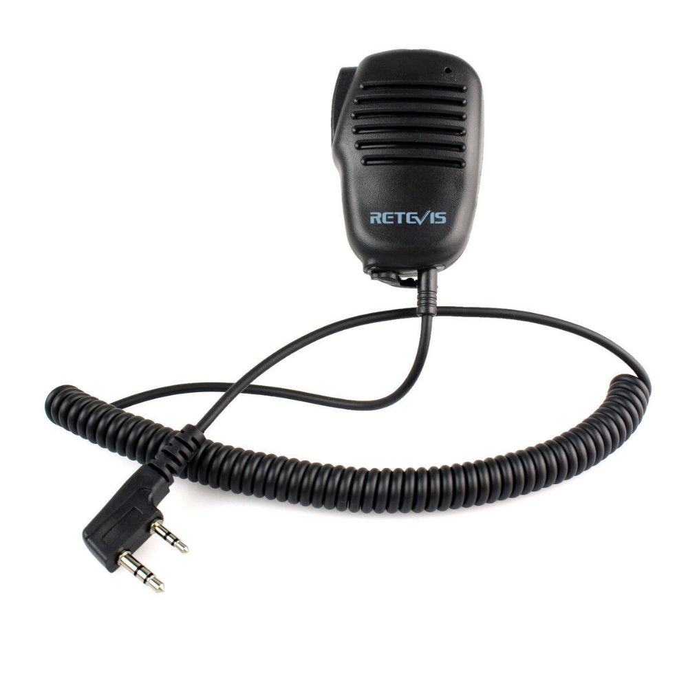 Mini Kenwood 2Pin Remote Speaker Mic for Baofeng 2-Way Radio