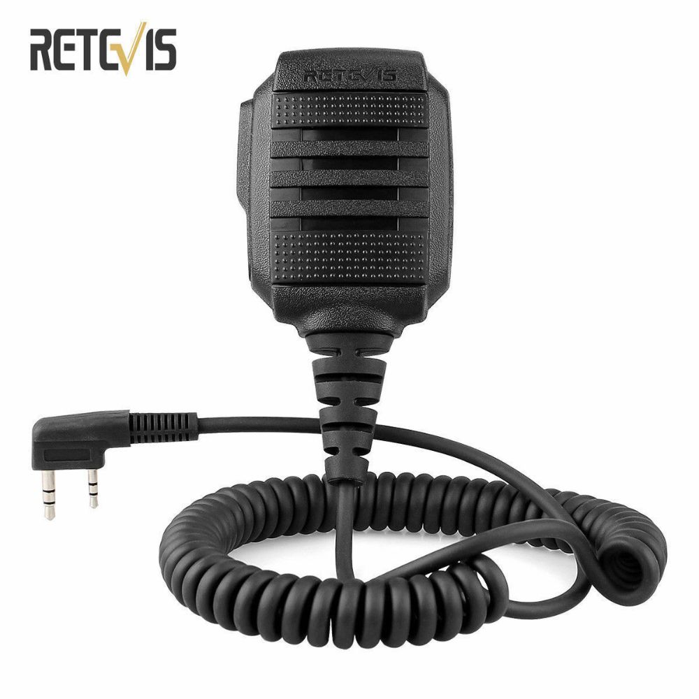 2-Pin IP54 Waterproof Remote Speaker Mic for Kenwood Radio