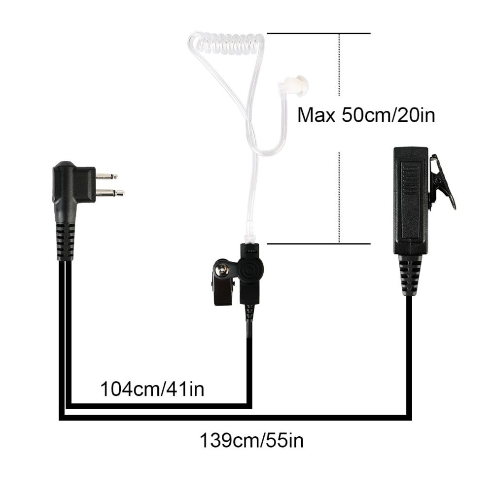 Environment-Friendly Wire Earpiece for Motorola CLS1110